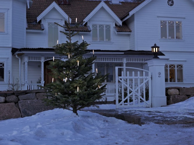 Konstsmide Weihnachtsbeleuchtung  Lichterkette für außen, 16 Birnen