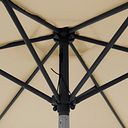 Vorschaubild doppler Mittelmastschirm LIFE 180 Lift, Aluminium Anthrazit / 100 % Polyester 180 g/m²