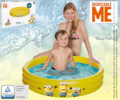 Happy People Minions 3-RingPool aufgeblasen ca. 100 x 23 cm