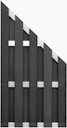 Vorschaubild T&J ELDENA WPC/ALU Sichtschutzzaun 900 x 1800/900 mm
