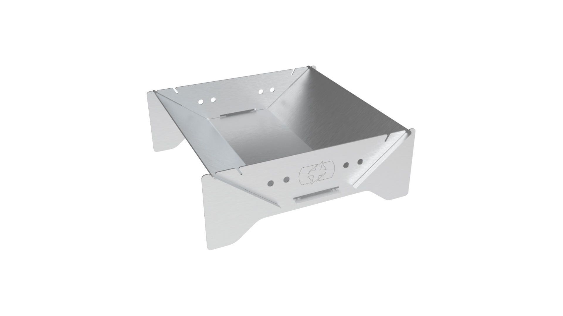 Oxford Grill / Feuerstelle aus Edelstahl 28 x 28,5 cm