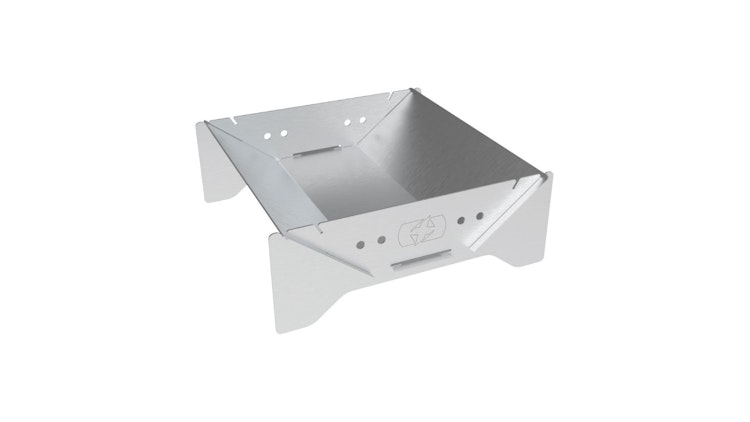 Oxford Grill / Feuerstelle aus Edelstahl 28 x 28,5 cm