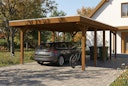 Vorschaubild Skan Holz Friesland - Flachdach Carport aus Nadelholz Breite 402 cm