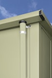 Hörmann Regenfallrohr-Set für Gerätehaus Berry (2 Stück)Zubehörbild