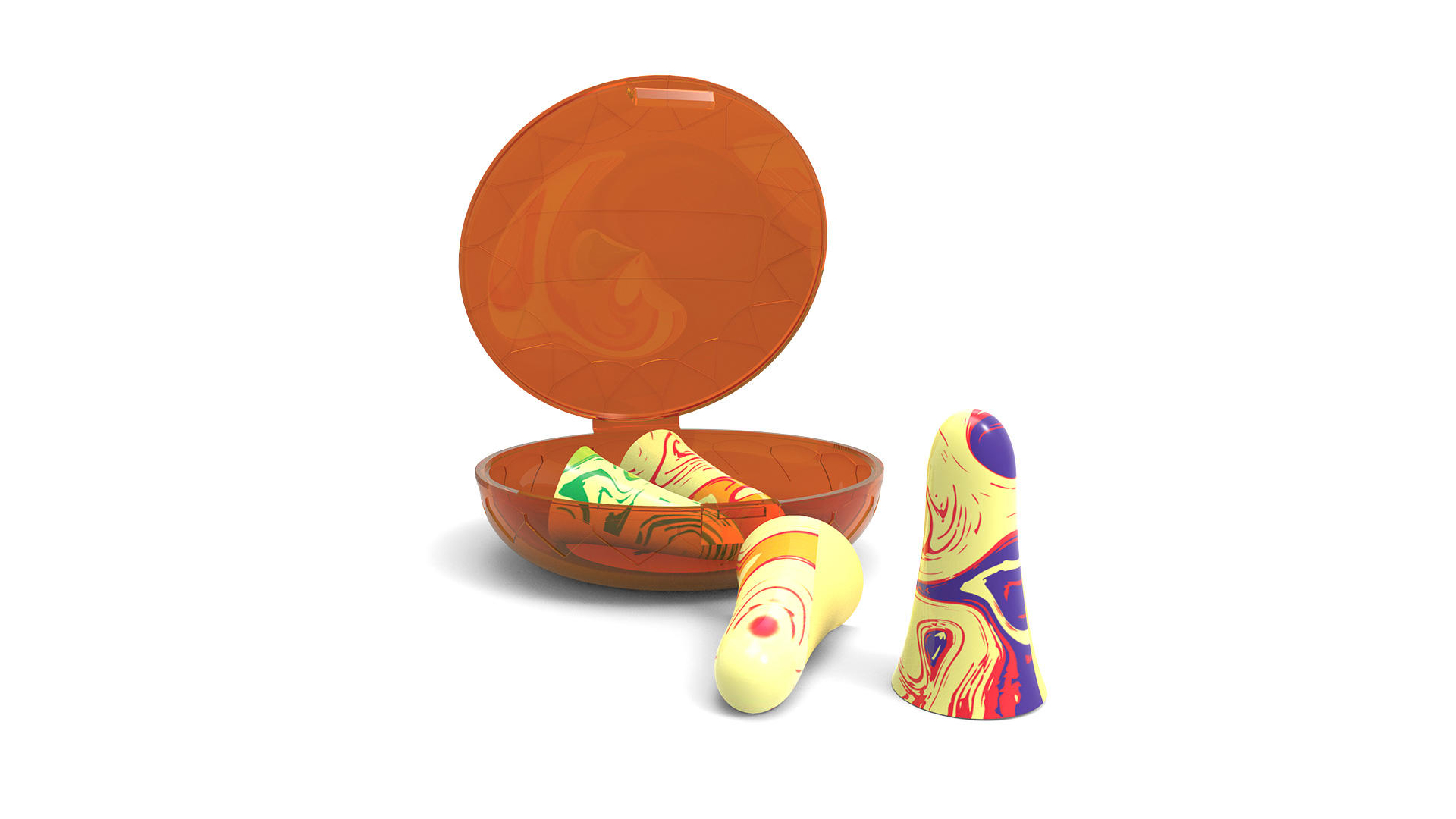 Oxford Gehörschutzstöpsel SNR 35 dB, Taschenetui mit je 4 Stück