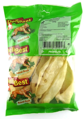 DeliBest Ohren 100 Gramm Hundekauartikel