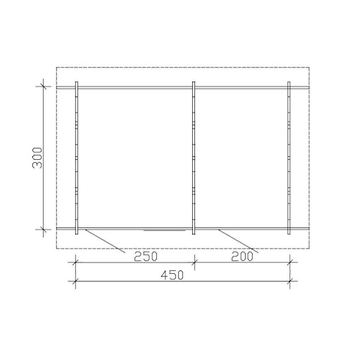 Skan Holz 45 mm Blockbohlenhaus Lausanne