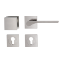 Vorschaubild Griffwerk Wechselgarnitur LEAF LIGHT SIEGER DESIGN eckig - Samtgrau, Kaschmirgrau, Graphitschwarz