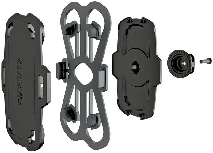 Rixen & Kaul Handyhalter Phonepad Quad Mini grau/schwarz