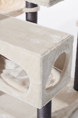 NOBBY Kratzbaum  "CORLU" cream; 60 x 60 x 171 cm