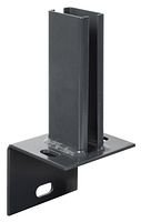 Alberts® Pfostenträger f.Zaunpf.Doppelstab-Gittermatten/L-Steine,anth,z.Aufschr.f.60x40mm 686994