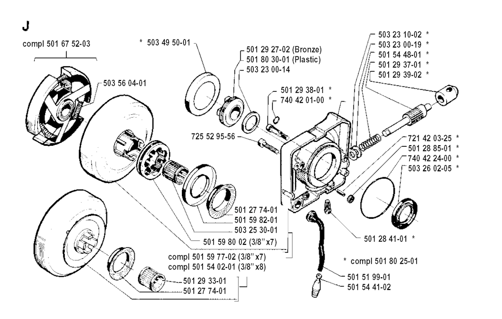 Explosionszeichnung Ersatzteile