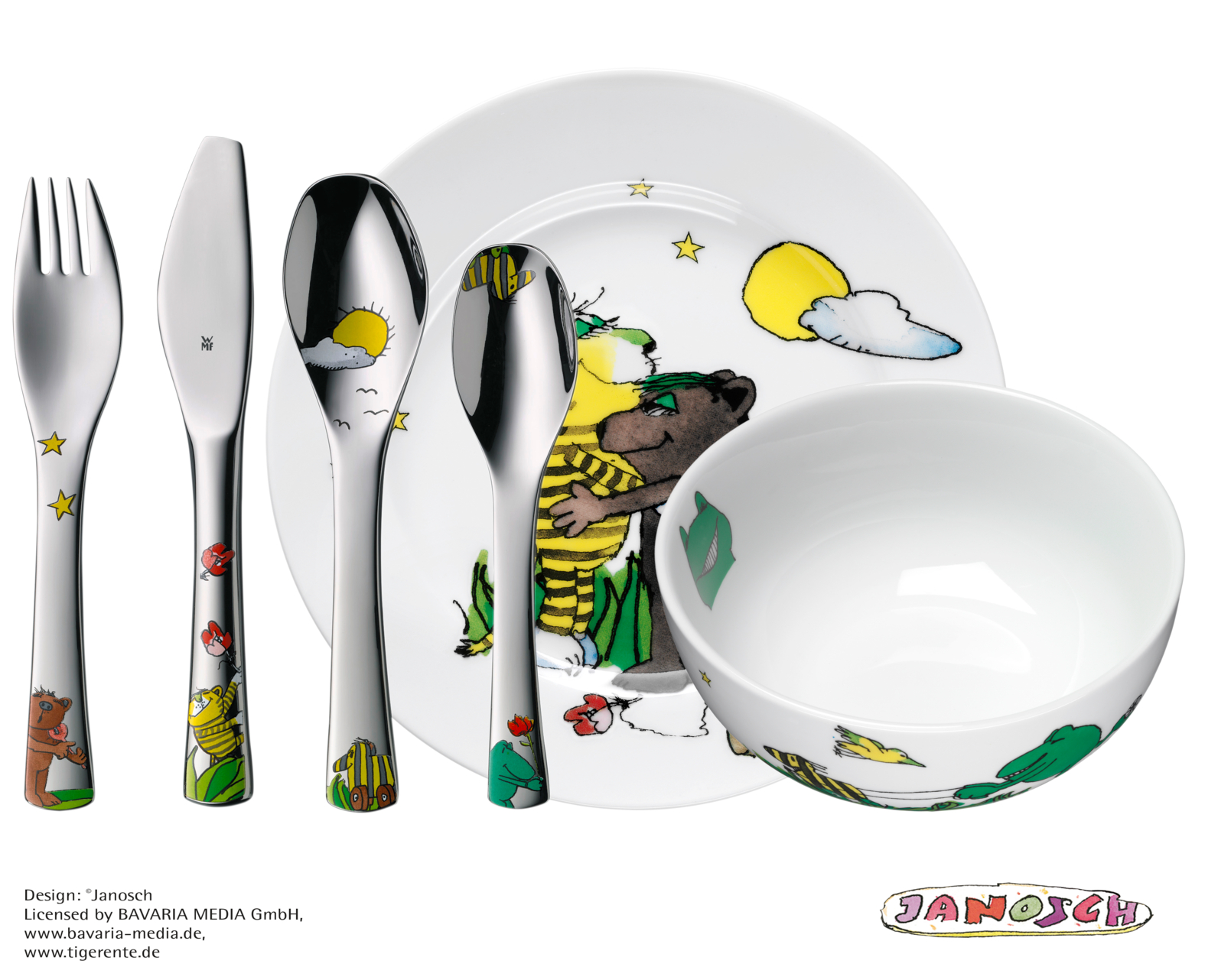 WMF Kinderbesteck-Set 6-teilig Janosch