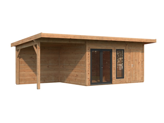 Palmako Gartenhaus Aurelia 12,4+7,9 m² - 44 mm