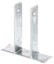 Vorschaubild Alberts® U-Pfostenträger 200x60x4mm zum Aufschrauben für verschiedene Pfostenstärken