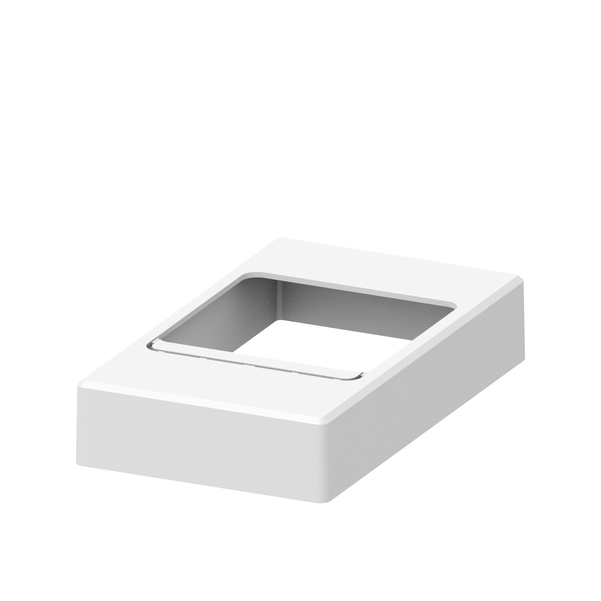 TraumGarten System Pfostenfuß-Abd. für Klemmpfosten Weiß