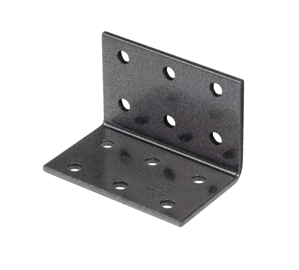 Alberts DURAVIS® Lochplattenwinkel 40x40x60mm schwarzdiamant