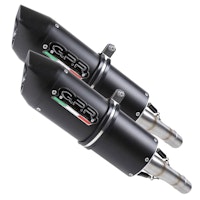 GPR Endschalldämpfer Aprilia Tuono R 1000 Factory 2006/10 Pair EC-Approv. slip-on exhaust Furore 
