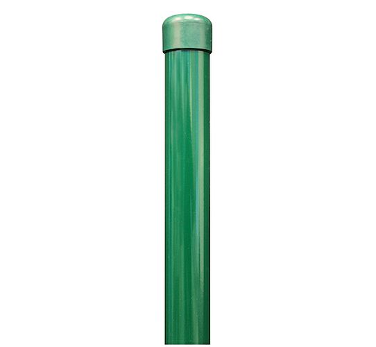 Alberts® Zaunpfosten,ungebohrt,f.Einschl.-BH,zinkp.anthrazit Kst.b.,L1415mm,Pfosten ⌀34mm 617615