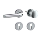 Vorschaubild Griffwerk SIMONA Schraubtechnik GK4 -Chrom/Edelstahl Rosettengarnitur -Schraubt. -Knopf R21 -WL -TS 40-45mm