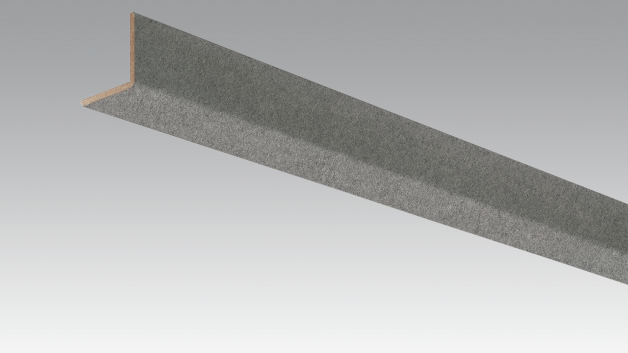 MEISTER Winkelleiste groß 2380 x 33 x 3,5 mm 20105 Vlies grau