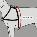 Vorschaubild TRIXIE Lead'n'Walk Erziehungsgeschirr für Hunde schwarz