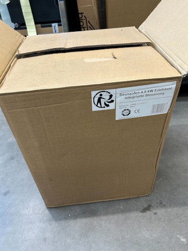 B-Ware Karibu 4,5 kW Saunaofen mit integrierter Steuerung (ohne Steine)