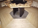 Wolff Finnhaus Grillkota 9 de luxe mit Saunaanbau