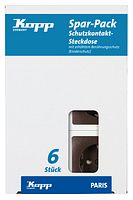 Kopp Steckdose braun - 920726019