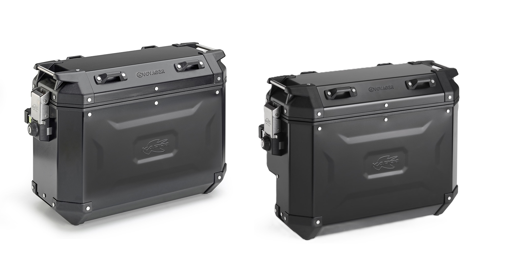 Kappa Seitenkoffer K-Voyager Satz KVG , Schwarz