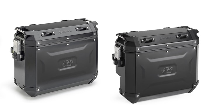 KAPPA Seitenkoffer K-Voyager Satz KVG , Schwarz