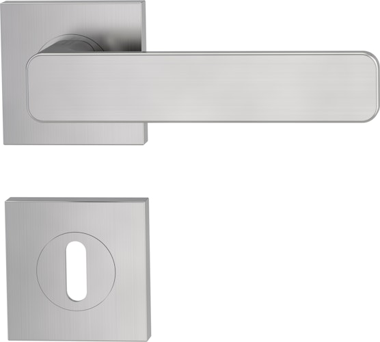 Griffwerk Türgriff MINIMAL MODERN SIEGER DESIGN eckig - Samtgrau,Kaschmirgrau,Graphitschwarz