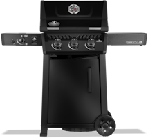 Napoleon Freestyle PRO 365, 3 Hauptbrenner, SIZZLE ZONE Seitenbrenner und Tür, Schwarz