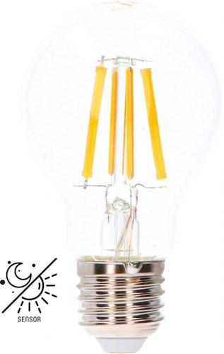 Shada  LED Filament Glühlampe Birne mit Lichtsensor FIL A60 E27 7W 806LM 2700K 