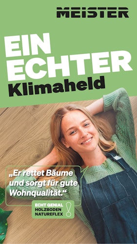 MEISTER Holzboden Natureflex HD 100 2200 x 210 x 8 mm 20013 Eiche lebhaft gebürstet ultramattlackiert