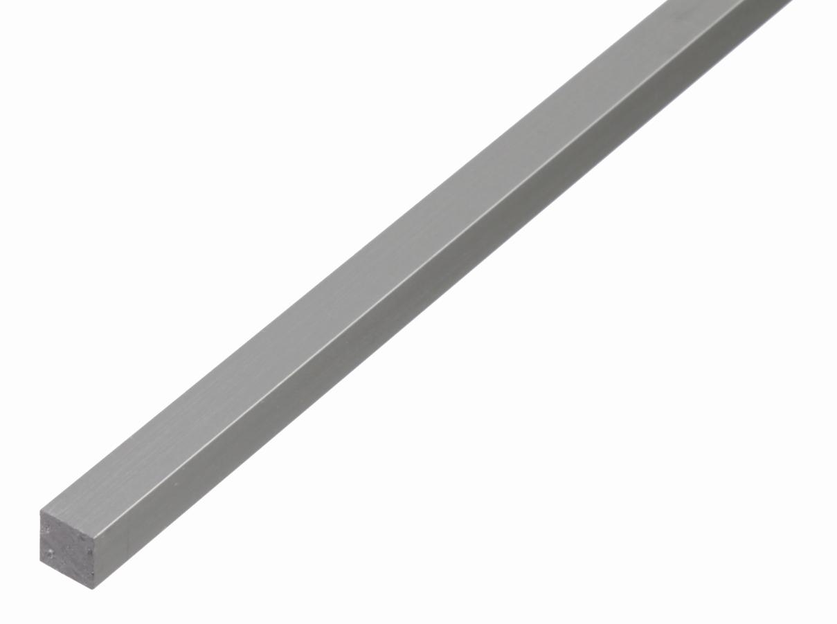 Alberts® BA-Stange, Vierkant, Alu, Länge 1m-12 x 12 mm