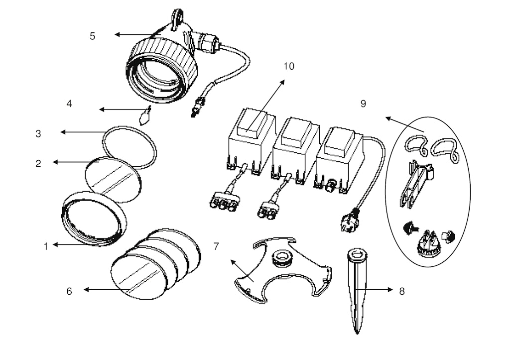 Explosionszeichnung Ersatzteile