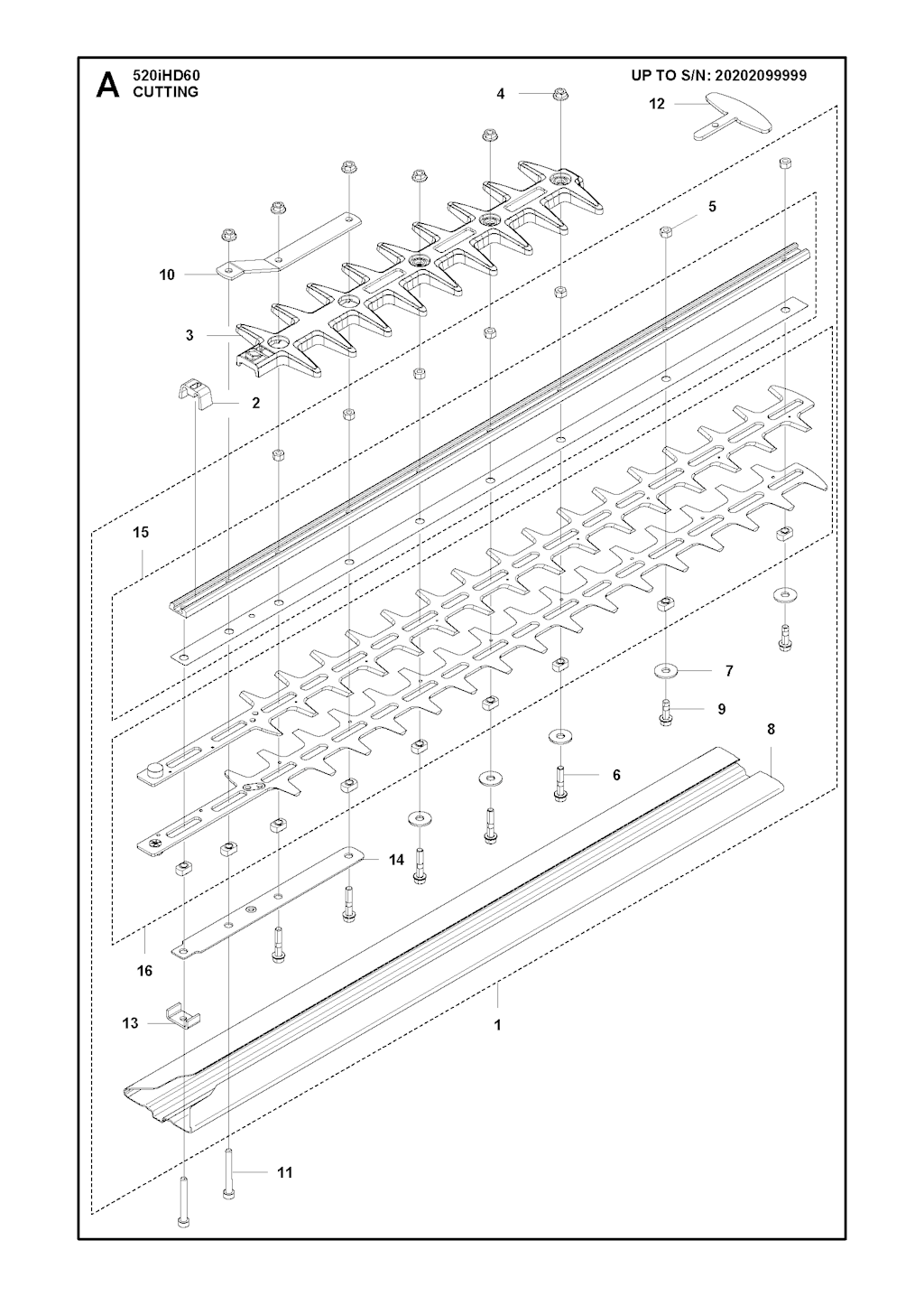 Explosionszeichnung Ersatzteile