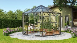 Vitavia Gewächshaus Pi 9000 inkl. 3 Seitenfenstern - 9,0 m²