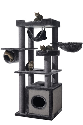 NOBBY Kratzbaum "FARIS" grau; 70 x 60 x 173 cm