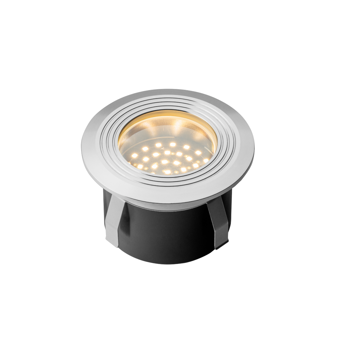 Lightpro Bodeneinbaustrahler Onyx 60 RS 12V mit Edelstahl Ring 23 lm