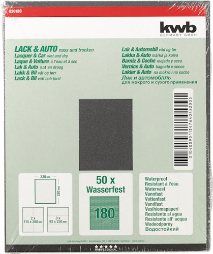 kwb Schleifbogen Wasserfest K 180 830180