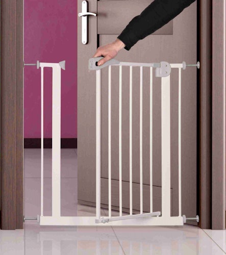 TRIXIE Hunde-Absperrgitter Metall 75-85x76cm weiß