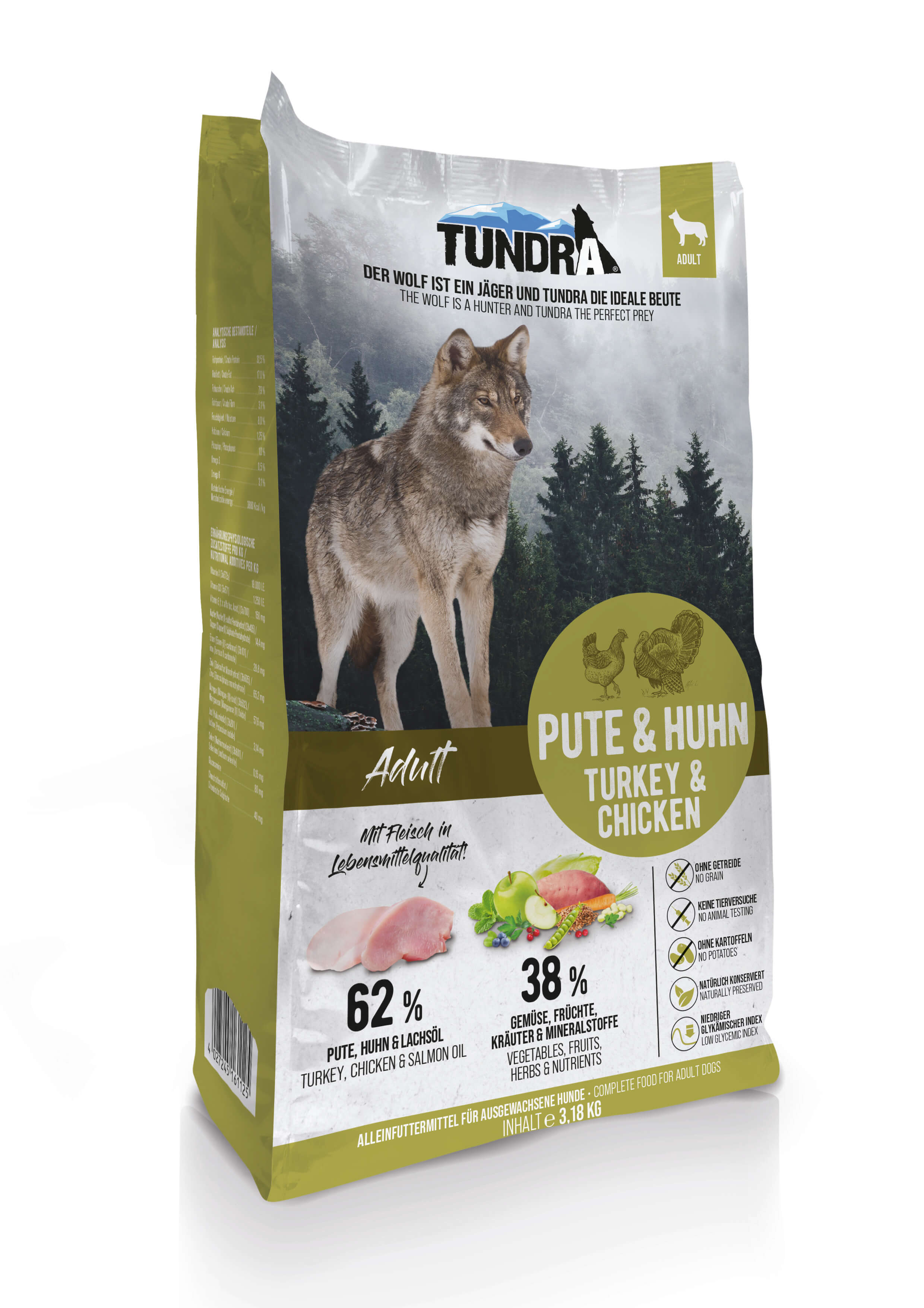Tundra 3,18kg Pute & Huhn