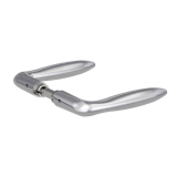 GRIFFWERK Griffpaar für Schlosskasten VERONICA K3 -Edelstahl mattZubehörbild