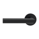 Vorschaubild Griffwerk LUCIA PROFESSIONAL PVD+  Schraubtechnik Rosetten rund smart2lock 2.0 L Graphitschwarz PVD+