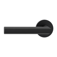 Griffwerk LUCIA PROFESSIONAL PVD+  Schraubtechnik Rosetten rund smart2lock 2.0 L Graphitschwarz PVD+