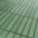 Vorschaubild Revét Vinyl Wandfliese Butcherblock Grün Hochglanz 120 x 60 cm