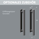 Vorschaubild Flexo Griffstangenpaar 400 x 25mm, gerundet