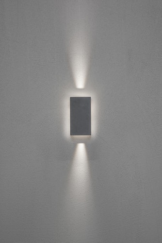 Konstsmide Wandleuchte Cremona, anthrazit, HighPowerLED  3x3W, mit Rückwandleuchte (7871-370)